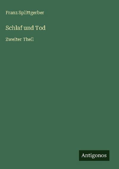 Schlaf und Tod
