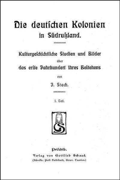Die deutschen Kolonien in Südrußland
