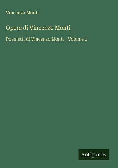 Opere di Vincenzo Monti