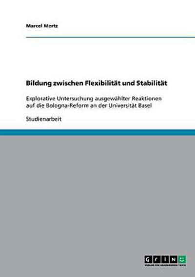 Bildung zwischen Flexibilität und Stabilität