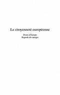 La citoyennete europeenne