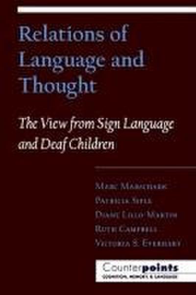 Relations of Language and Thought