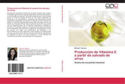 Producción de Vitamina E a partir de salvado de arroz