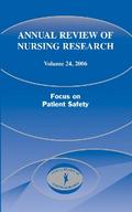 Annual Review of Nursing Research, Volume 24, 2006