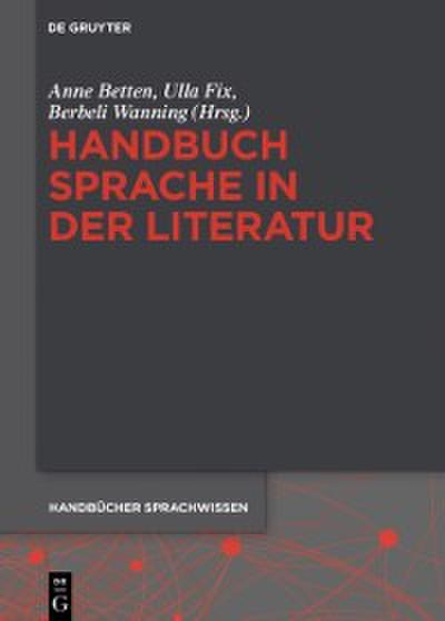 Handbuch Sprache in der Literatur