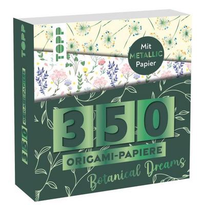 350 Origami-Block Florale Motive