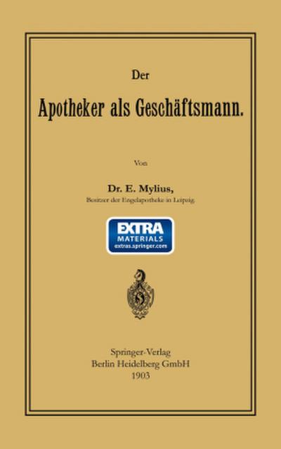 Der Apotheker als Geschäftsmann