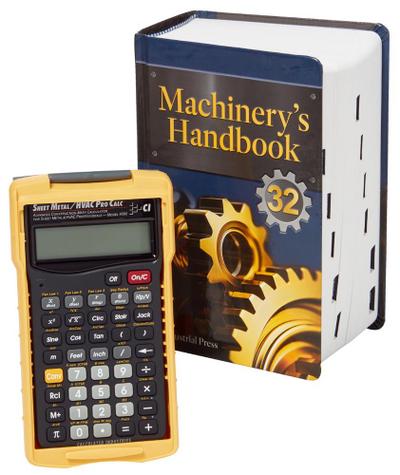 Machinery’s Handbook 32nd Edition & 4090 Sheet Metal / HVAC Pro Calc Calculator (Set): Toolbox