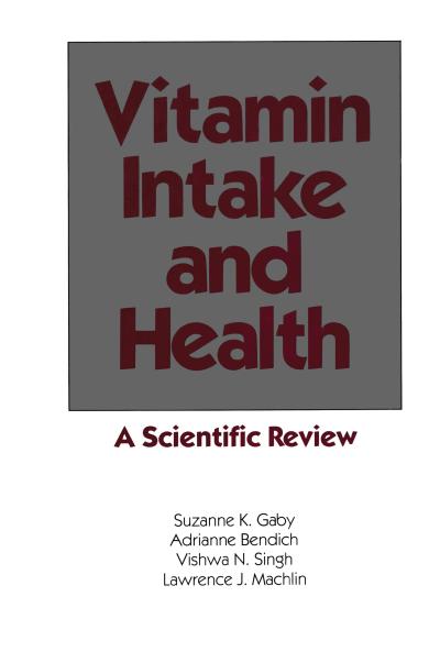 Vitamin Intake and Health