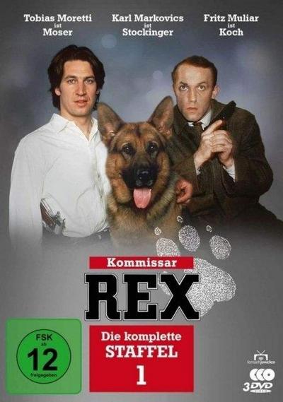 Kommissar Rex - Die komplette 1. Staffel. 3 DVDs