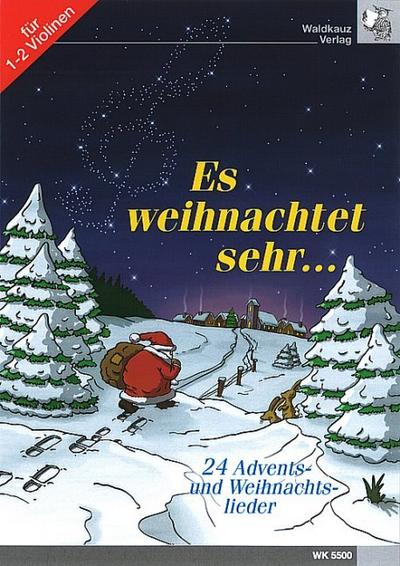 Es weihnachtet sehrfür 1-2 Violinen