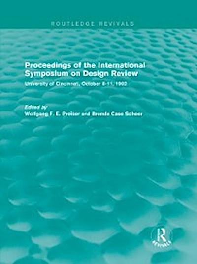 Proceedings of the International Symposium on Design Review (Routledge Revivals)