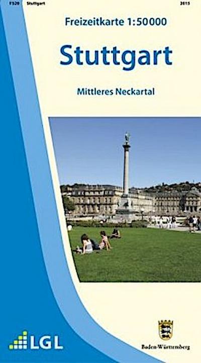 Freizeitkarte Stuttgart und Umgebung 1 : 50 000