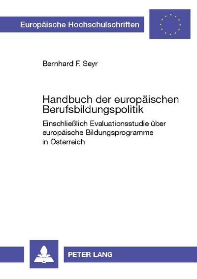 Handbuch der europäischen Berufsbildungspolitik