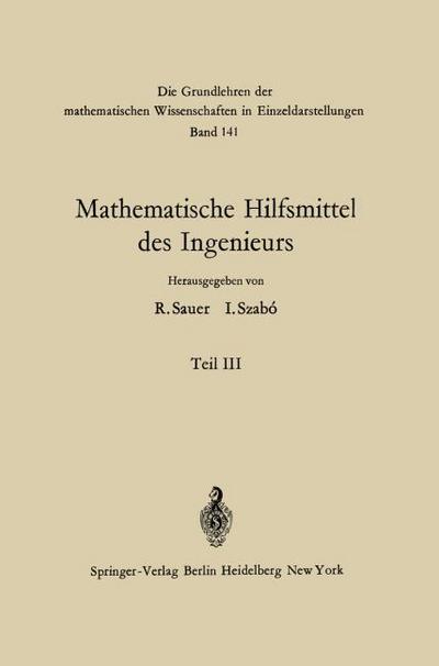 Mathematische Hilfsmittel des Ingenieurs