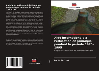 Aide internationale à l’éducation en Jamaïque pendant la période 1975-1995