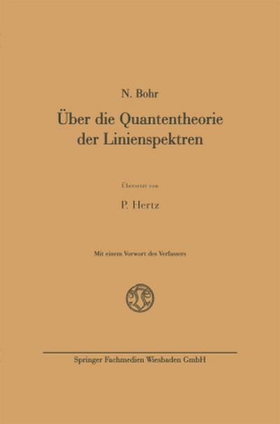 Über die Quantentheorie der Linienspektren