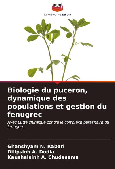 Biologie du puceron, dynamique des populations et gestion du fenugrec