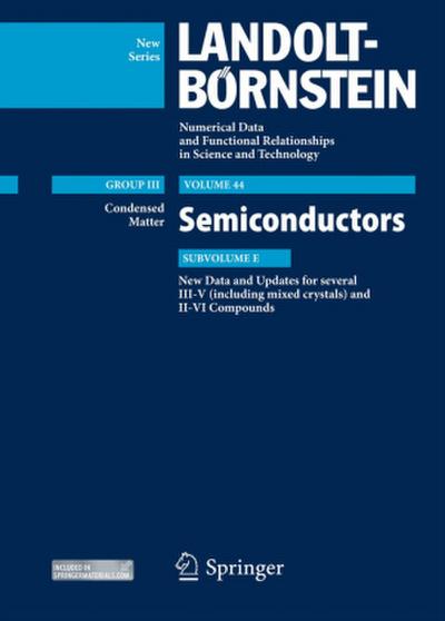Semiconductors. Subvol.E