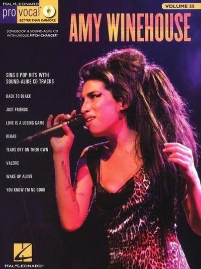 Amy Winehouse: Pro Vocal Women's Edition Volume 55 - Gesang und Gitarre Klavier