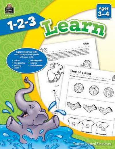 Guckian, M: 1-2-3 Learn Ages 3-4