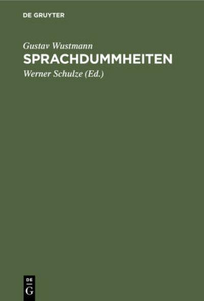 Sprachdummheiten