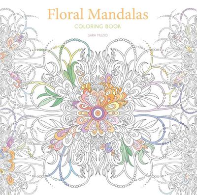 Floral Mandalas Coloring Book