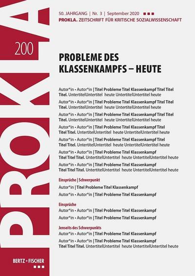 Prokla 200:Klassenk.  3/20