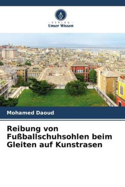 Reibung von Fußballschuhsohlen beim Gleiten auf Kunstrasen