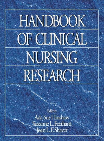 Handbook of Clinical Nursing Research