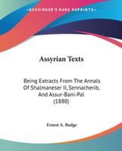 Assyrian Texts
