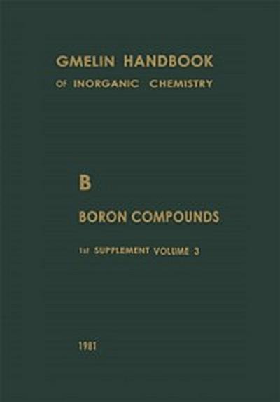 B Boron Compounds