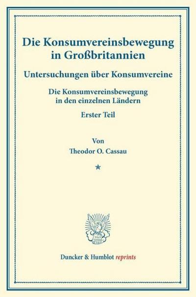 Die Konsumvereinsbewegung in Großbritannien.