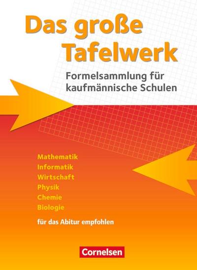 Das große Tafelwerk für kaufmännische Schulen. Schülerbuch