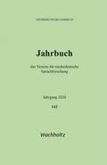 Niederdeutsches Jahrbuch 143 (2020)