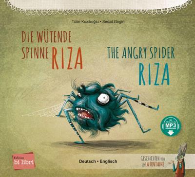Die wütende Spinne Riza (Deutsch-Englisch)