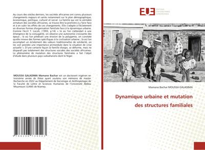 Dynamique urbaine et mutation des structures familiales