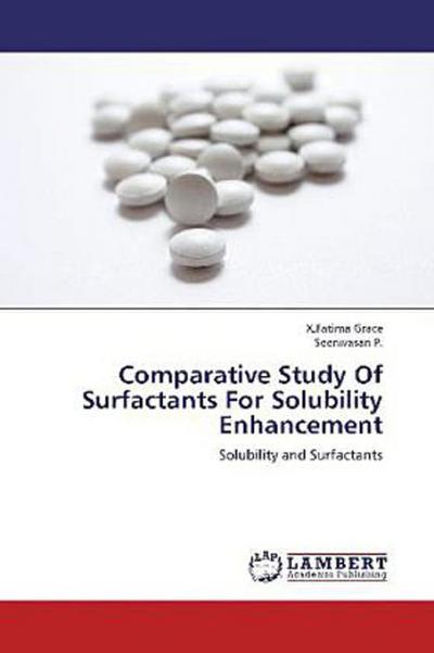 Comparative Study Of Surfactants For Solubility Enhancement