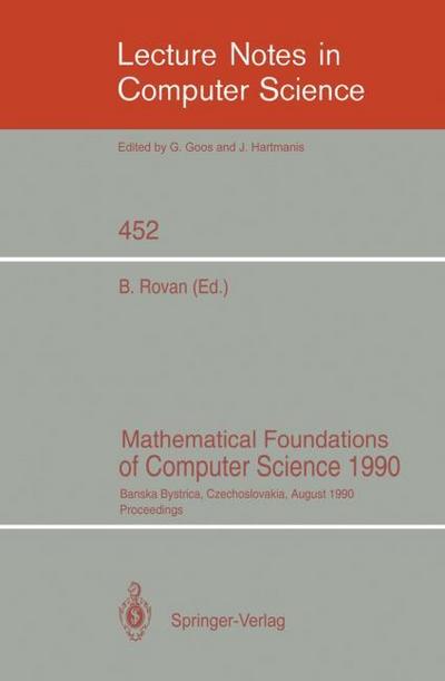 Mathematical Foundations of Computer Science 1990