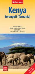 Nelles Map Landkarte Kenya - Serengeti (Tanzania) 