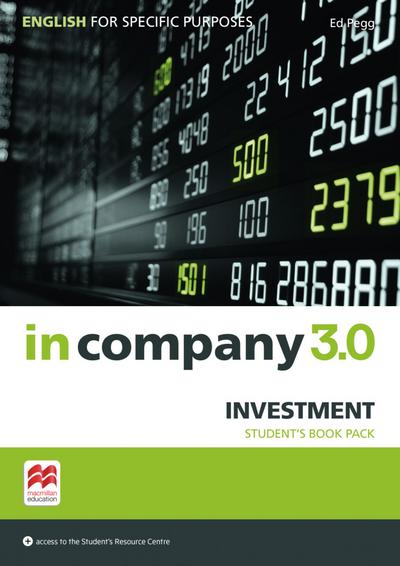 Pegg, E: in company 3.0 - Investment. Student’s Book+Online