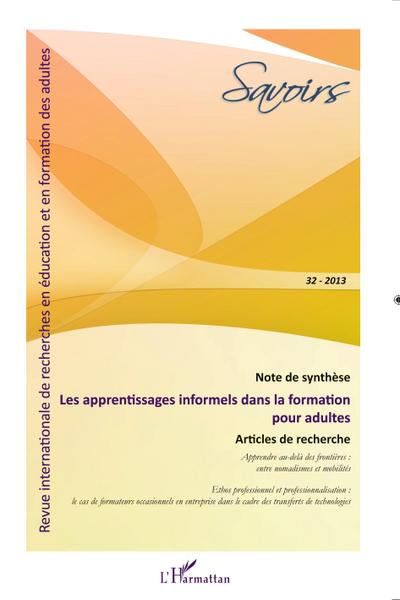 Les apprentissages informels dans la formation pour adultes