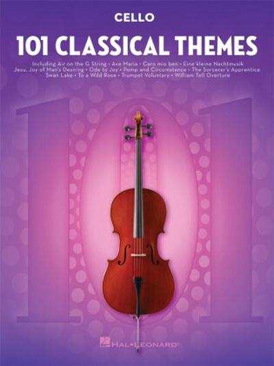 101 Classical Themes -For Cello- (Book)