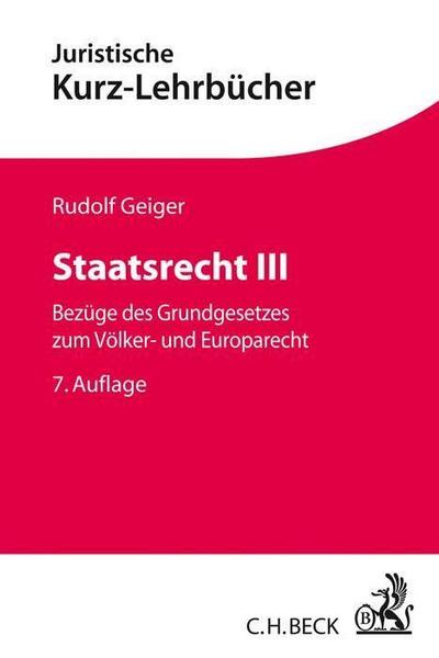 Staatsrecht III