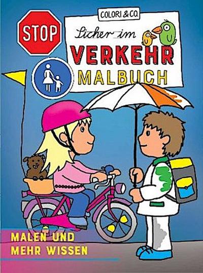 Sicher im Verkehr Malbuch