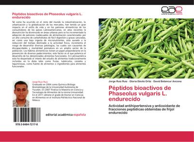 Péptidos bioactivos de Phaseolus vulgaris L.endurecido