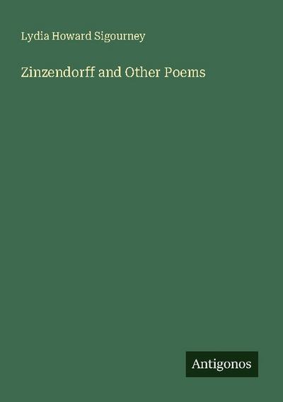 Zinzendorff and Other Poems