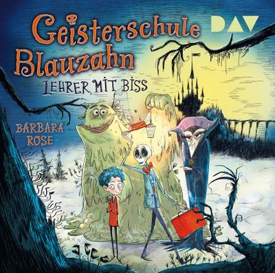 Geisterschule Blauzahn - Lehrer mit Biss, 2 Audio-CD