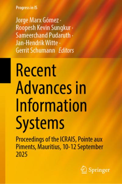 Recent Advances in Information Systems