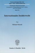 Internationales Insiderrecht.